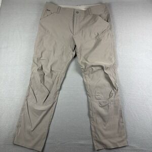 Kuhl Renegade Pants Mens 38x32 Beige Stretch Outdoor‎ Hiking Style Nylon Trail